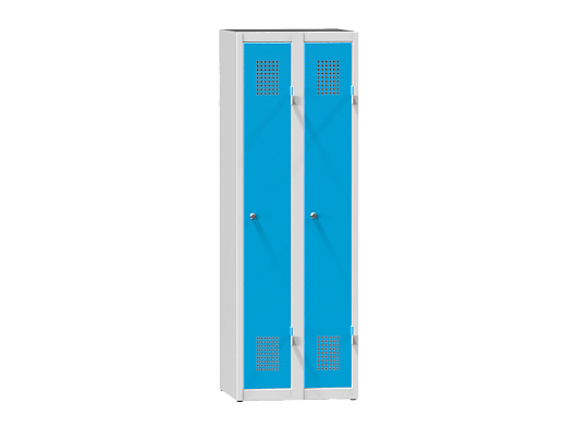 Garderobenschrank mit Sockel – 2 Abteile XS62-15