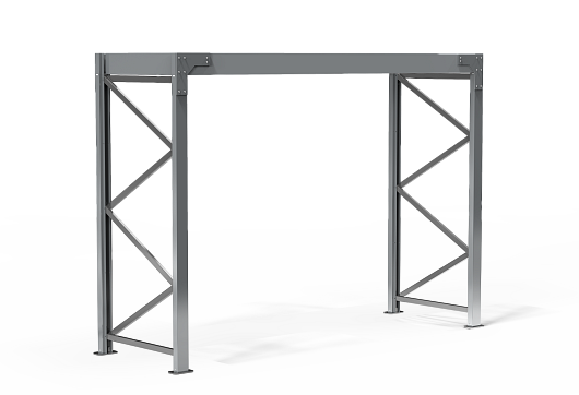 Grundkonstruktion Breite 3701 mm